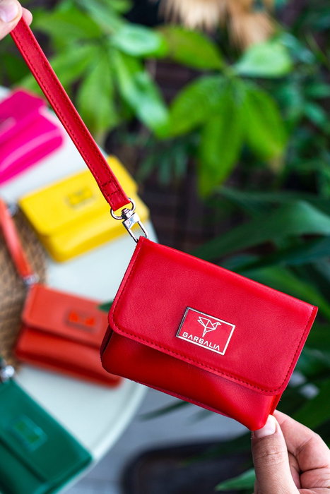 Zoozie Bags Cartera para Mujer en Rojo